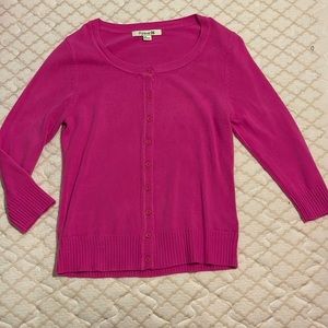 Hot pink Forever 21 cardigan